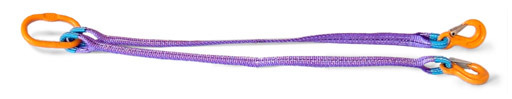 Текстильные двухветвевые стропы